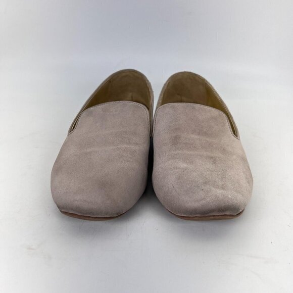 Birdies The Starling Women Size 7 Leather Slip on Loafer Flat Shoes Latte - Picture 3 of 12